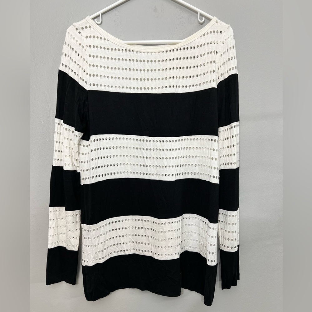 Bailey 44 Women’s Top Size Medium Black & White